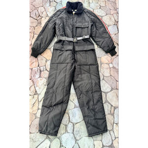 VINTAGE BLACK/RED SNOWSUIT